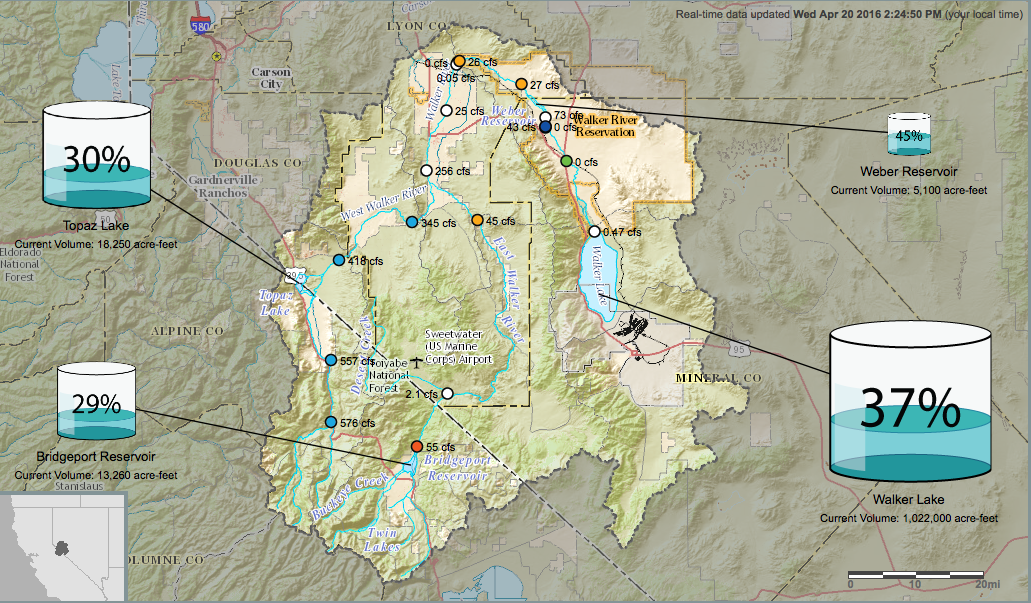 Newly Released based Tool Aims to Provide Realtime Walker River Basin Hydrologic Data U.S